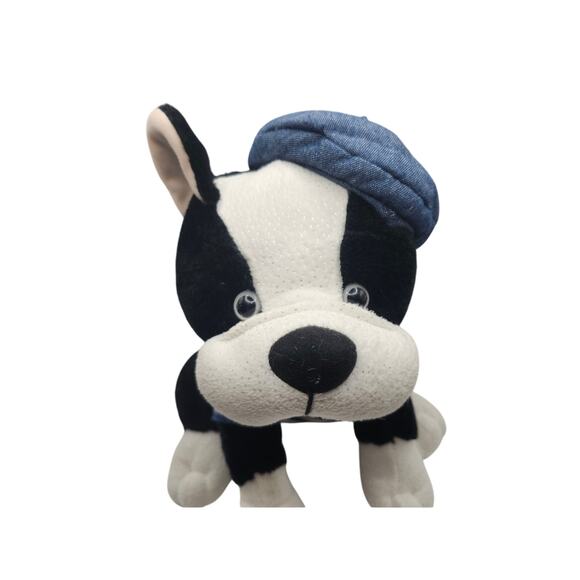 Cuddle Barn Marcel The French Bulldog Plush 10in Puppy Dog Beret Stuffed Toy - Picture 2 of 9